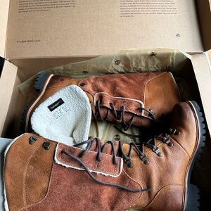 Timberland Tan and Brown Leather Boots